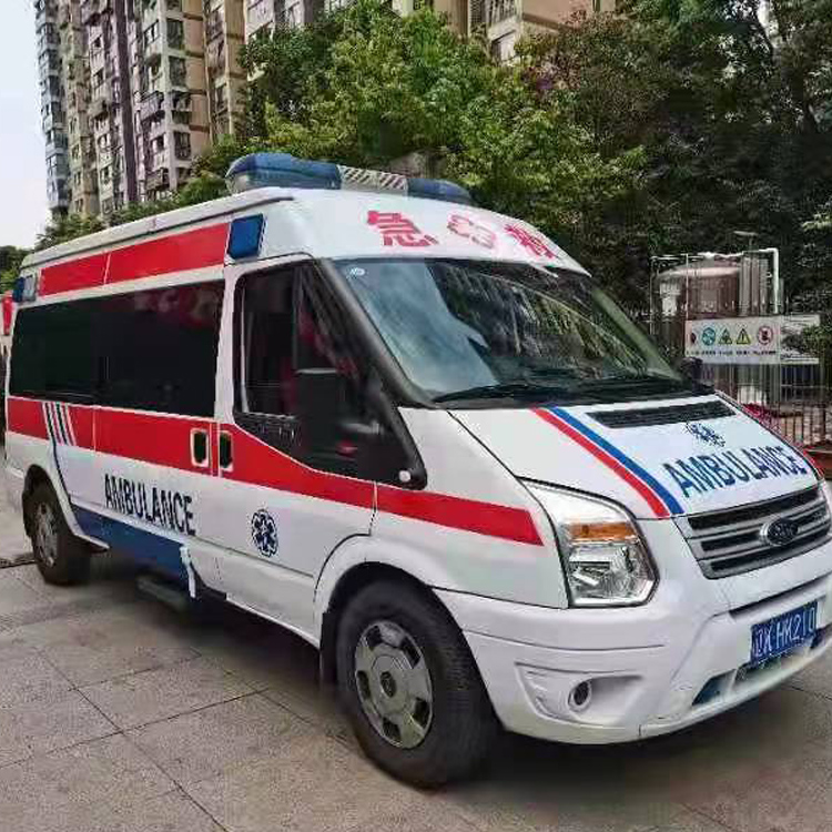 海勃湾长途救护车护送病人返乡